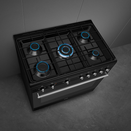 Комбинированный варочный центр Smeg CX91GMBL