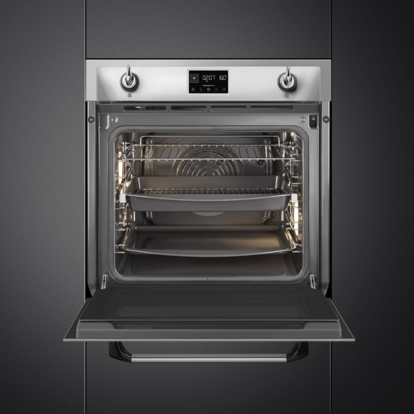 Встраиваемый электрическии духовой шкаф Smeg SOP6902S2PX