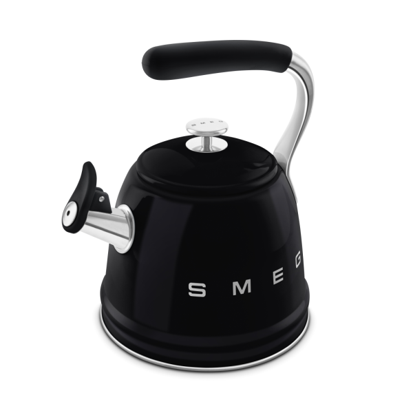 Чайник со свистком Smeg WKF01BL