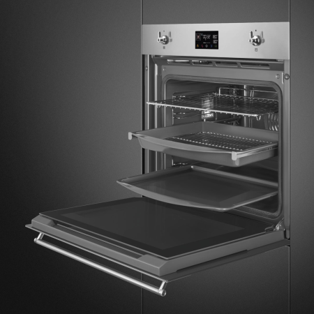 Встраиваемый электрическии духовой шкаф Smeg SOP6302S2PX