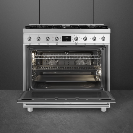 Комбинированный варочный центр Smeg C9GMX2