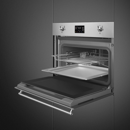 Встраиваемый электрическии духовой шкаф Smeg SO4302S3X