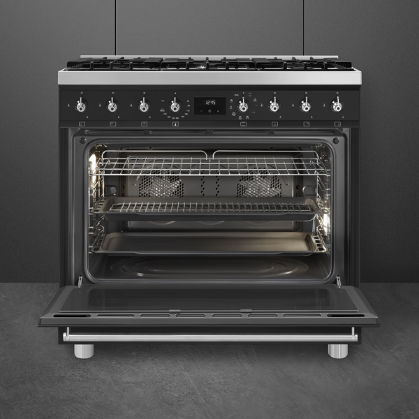 Комбинированный варочный центр Smeg C9GMMB2