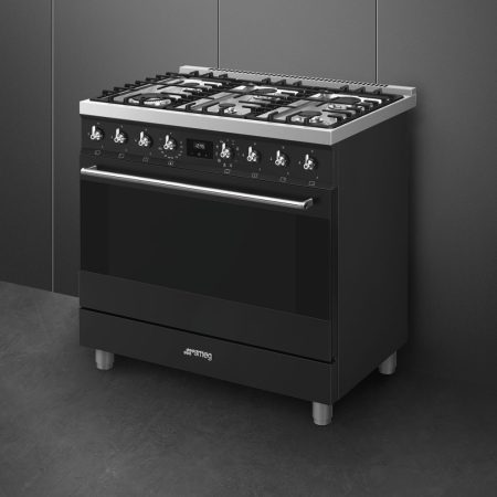 Комбинированный варочный центр Smeg C9GMMB2